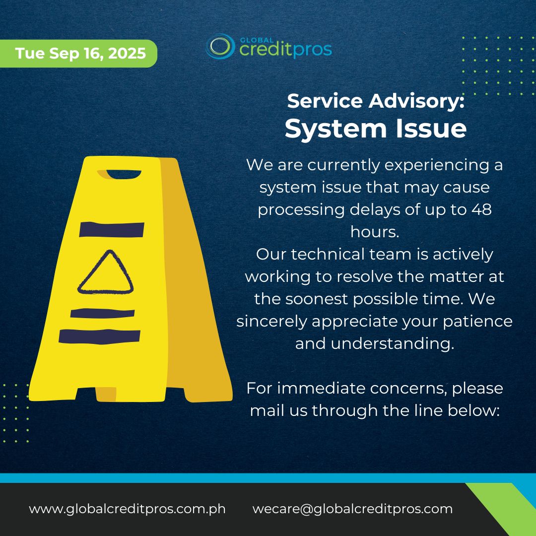 Finished Application - Global Credit Pros